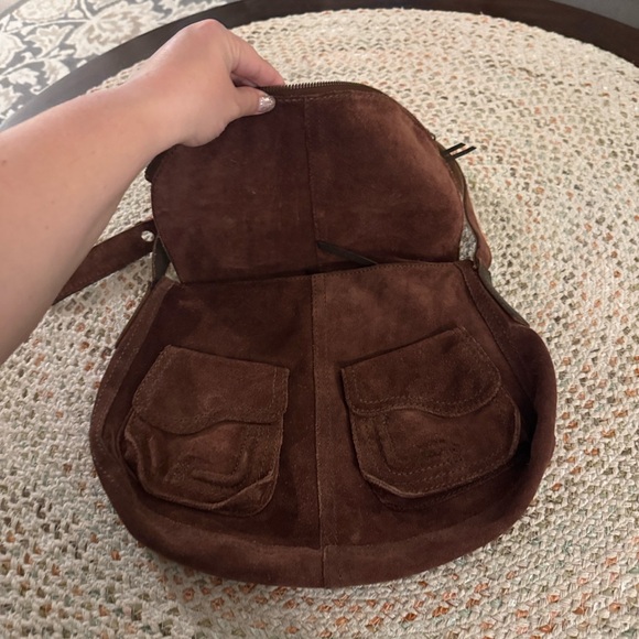 Vintage Lucky Brand Suede Stash Bag - Picture 2 of 8